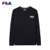 FILA Fila Áo sơ mi nam dài tay chính thức 2019 Xuân Mới Đơn giản giản dị Áo thun dài tay nam - Áo phông thể thao ao thun the thao Áo phông thể thao