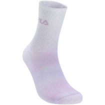 FILA official womens socks mid-waist socks 2024 autumn new fitness sports socks gradient comfortable mid-tube socks