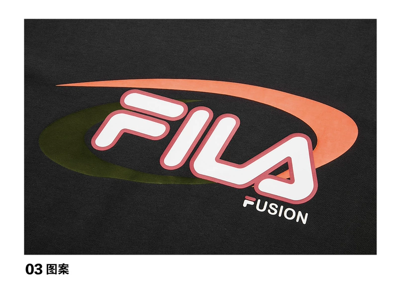 Cặp đôi áo thun ngắn tay mùa hè 2019 của FILA FUSION nam mới với áo phông - Áo phông thể thao