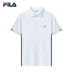 Áo thun ngắn nam Fila Fila 2019 mùa xuân Mới đơn giản đan áo ngắn tay áo sơ mi ngắn tay nam - Áo polo thể thao áo phông polo nam Áo polo thể thao