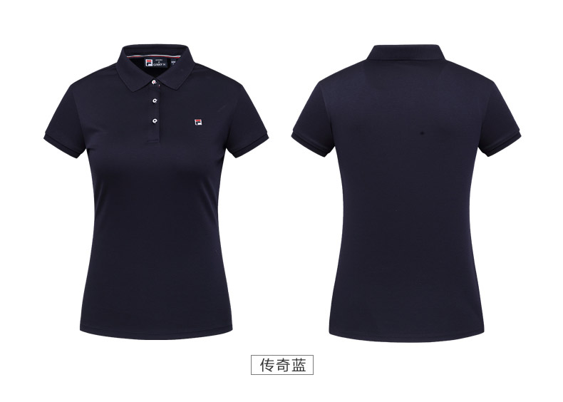 FILA Fila T-Shirt nữ 2018 mùa hè mới POLO áo bông ngắn tay áo thể thao T-Shirt nữ áo thun nữ có cổ polo