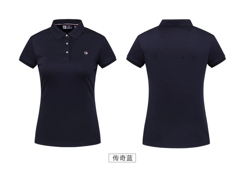 FILA Fila T-Shirt nữ 2018 mùa hè mới POLO áo bông ngắn tay áo thể thao T-Shirt nữ thun polo