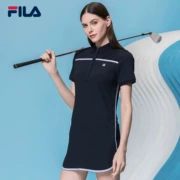 Fila fila golf của phụ nữ dress 2018 new thể thao giản dị ngắn tay áo polo cổ áo dress