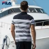 FILA Fila Nam Ngắn POLO2018 Mùa Hè Mới Giản Dị Thoải Mái Thở Thể Thao Nam Tops Ngắn Tay Áo Sơ Mi Áo polo thể thao