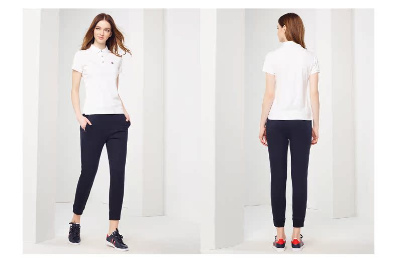 FILA Fila T-Shirt nữ 2018 mùa hè mới POLO áo bông ngắn tay áo thể thao T-Shirt nữ áo thun nữ có cổ polo