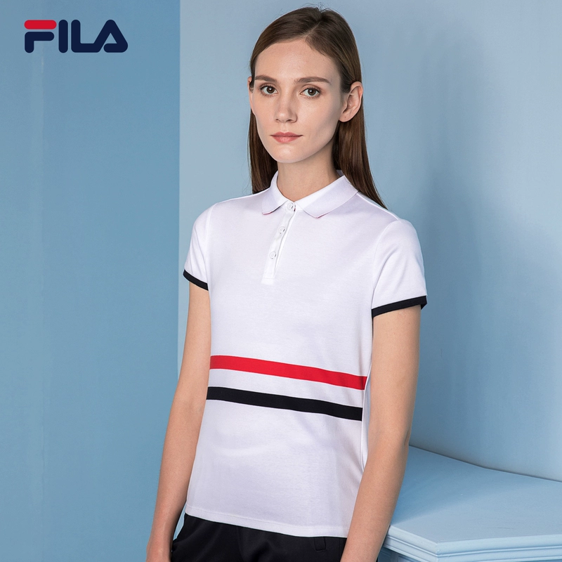 FILA Fila nữ POLO mùa xuân mới thoáng khí áo polo ngắn tay | F11W811109F - Áo polo thể thao