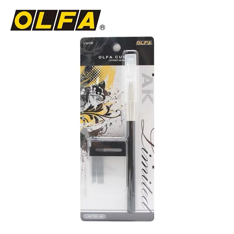 Blaster OLFA Ariva Pen Knife LTD-9 Big Black Gundam Model Metal Pen Holder Cutting