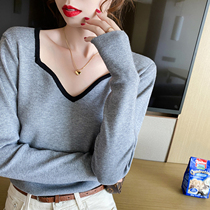 Chicken Hearts Collar Needlework Dress 2022 Burst Spring Autumn Winter New Nehitch Long Sleeve Bottom Shirt 100 Hitch Blouse