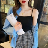 Летняя майка топ, костюм без рукавов, красивая спина