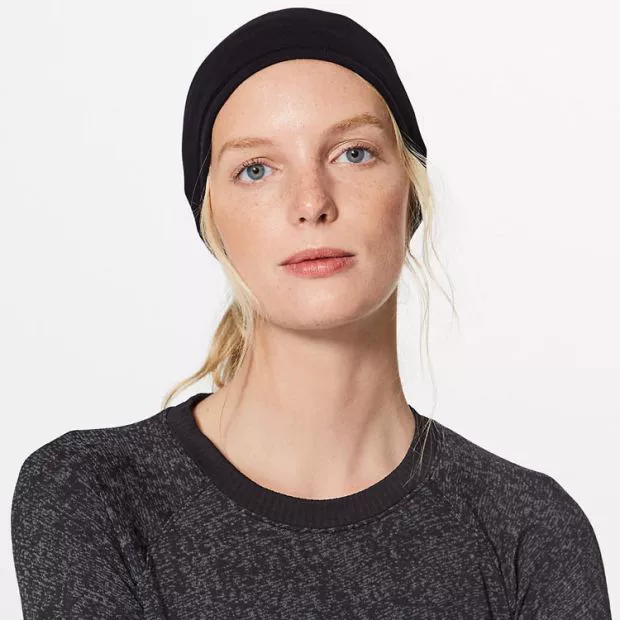 LU Run It Out Toque Earmuffs mùa thu và mùa đông mũ thể dục chạy bộ ngoài trời
