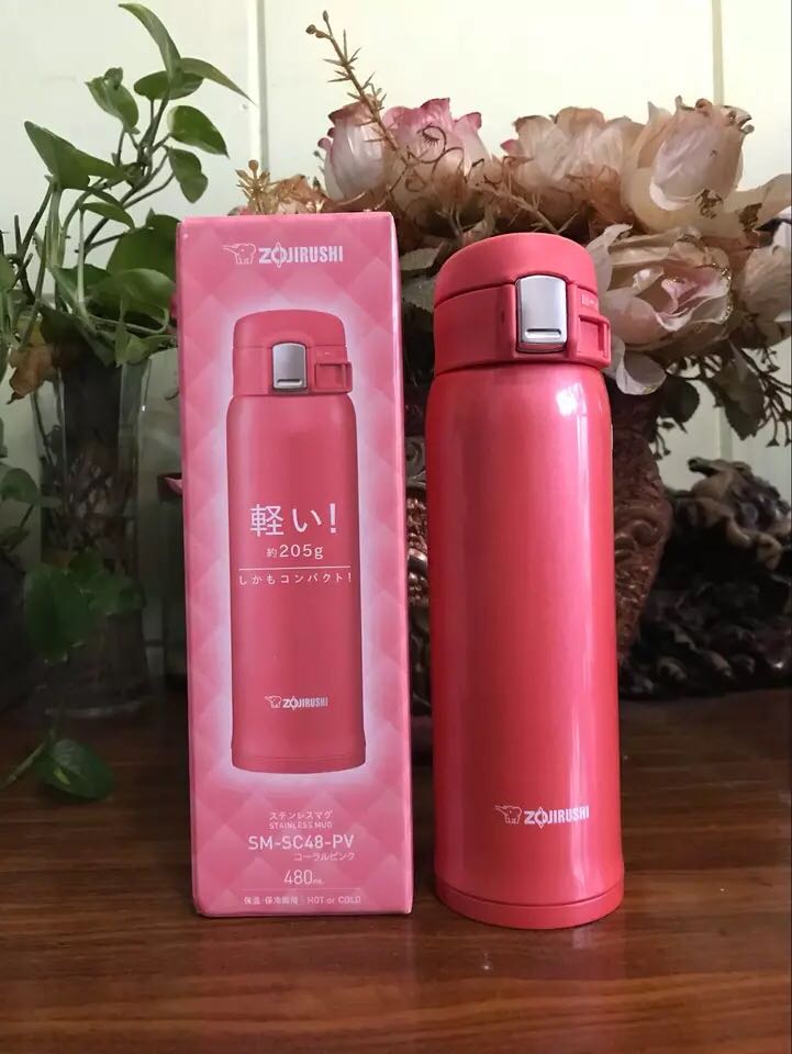 Spot Japan imported Zojirushi mug SM-SC48 ultra-light ultra-long thermal insulation car men and women travel 480ml new