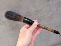 Fighting brush small grasping pen hard big characters calligraphy Chinese painting landscape side front