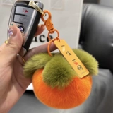 Маленький милый брендовый брелок, плюшевое украшение на сумку, плюшевый