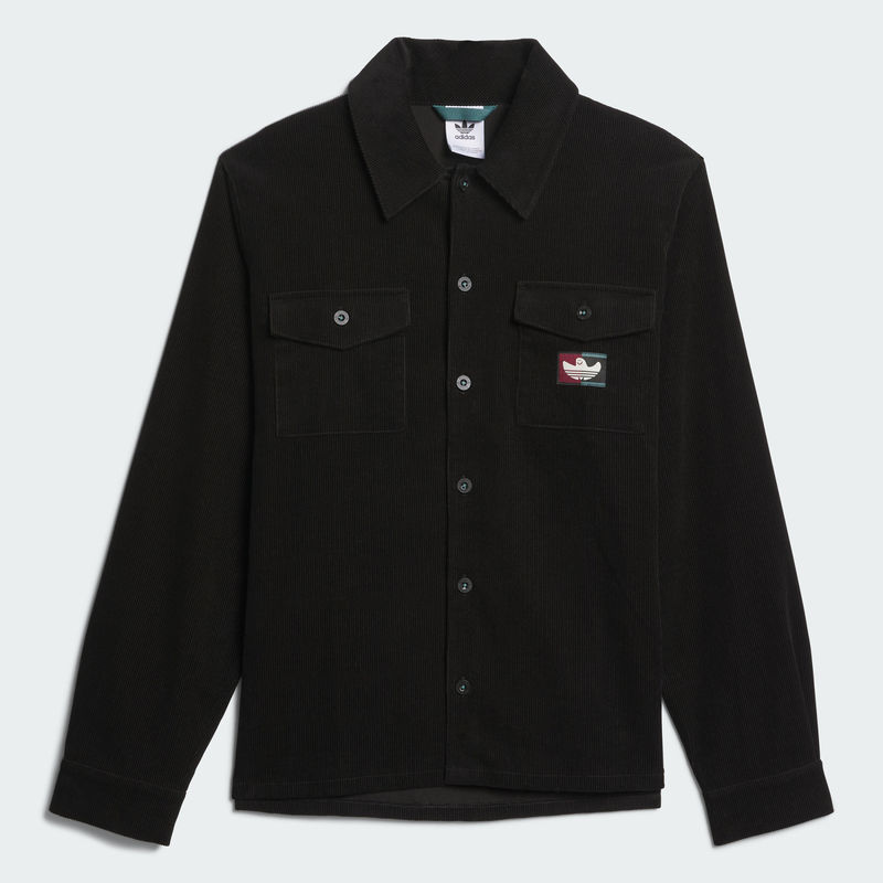 Adidas Genuine Clover Men's Casual Lapel Durable Sports Long-Sleeved Shirt Kf9603 Adidas Genuine Clover Men's Casual Lapel Durable Sports Long-Sleeved Shirt Kf9603