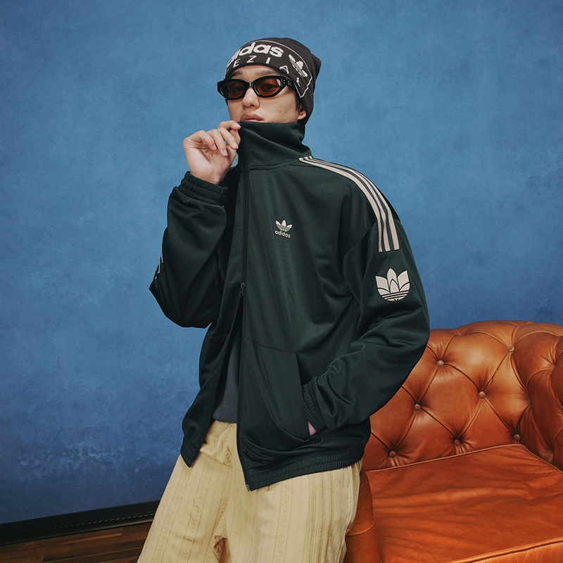 Adidas Adidas Trefoil Jacket Classic Men's and Women's Sports Casual Jacket Jl8400 Jl8396
