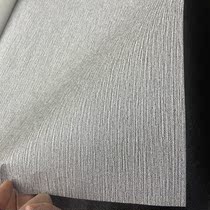 Gray minimalist modern vertical stripe wallpaper plain texture PVC embossed metal rock style wallpaper special price