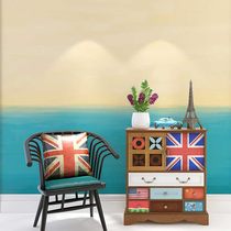 Nordic simple plain color color two-color wall cloth American country living room wall cloth characteristic living room study bedroom background