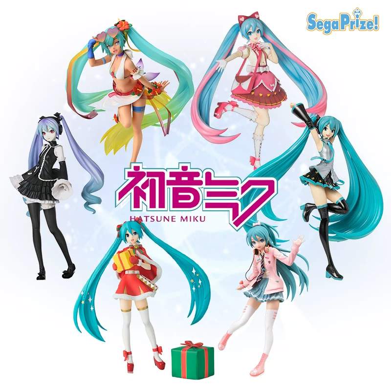 Фигурка Bandai Hatsune Miku, официальная коллекционная, высота 14–31 см, сделано в Японии