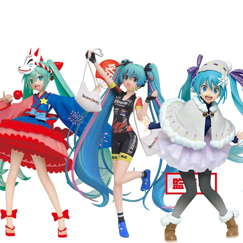 Фигурка Bandai Hatsune Miku, официальная коллекционная, высота 14–31 см, сделано в Японии