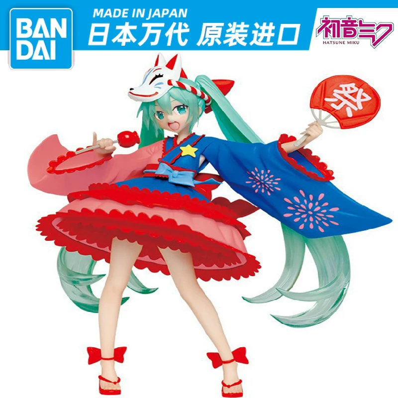 Фигурка Bandai Hatsune Miku, официальная коллекционная, высота 14–31 см, сделано в Японии