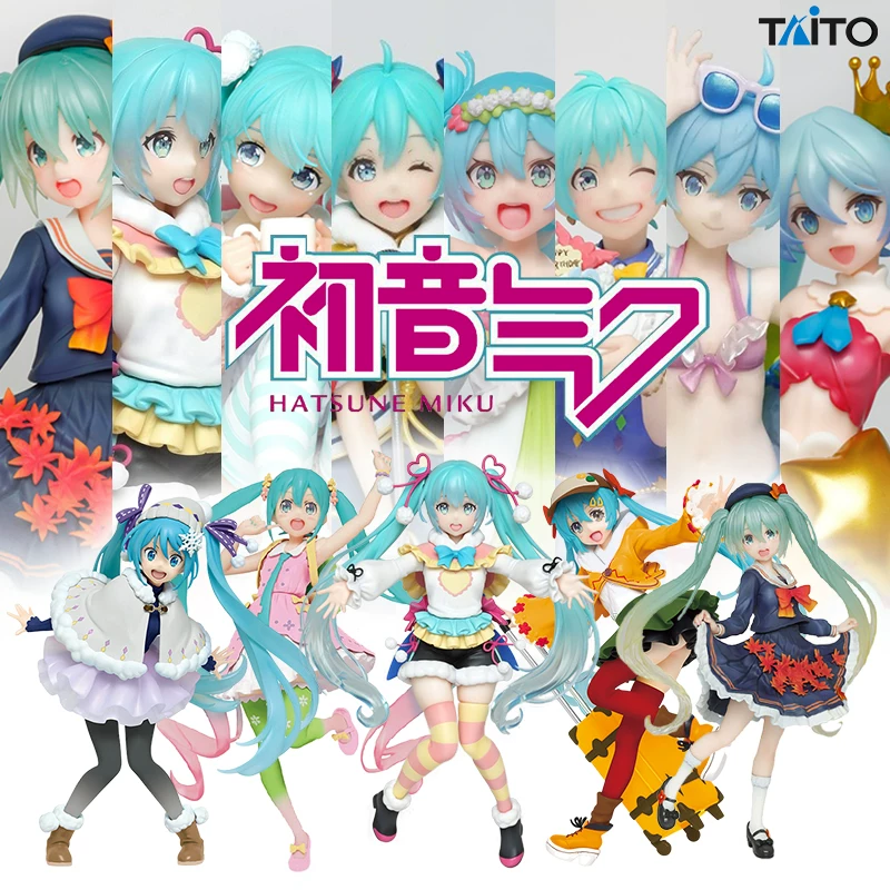 Фигурка Bandai Hatsune Miku, официальная коллекционная, высота 14–31 см, сделано в Японии