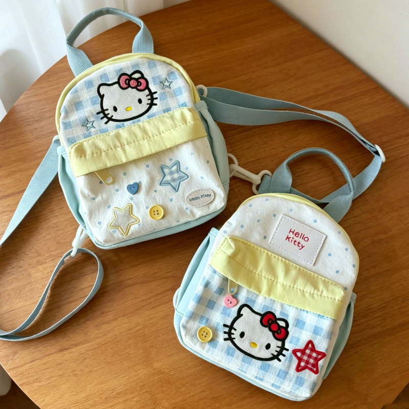 Children's Cute Rabbit Kt Cat Mini Backpack for Outings, Kindergarten Girls' Lightweight and Stylish Backpack