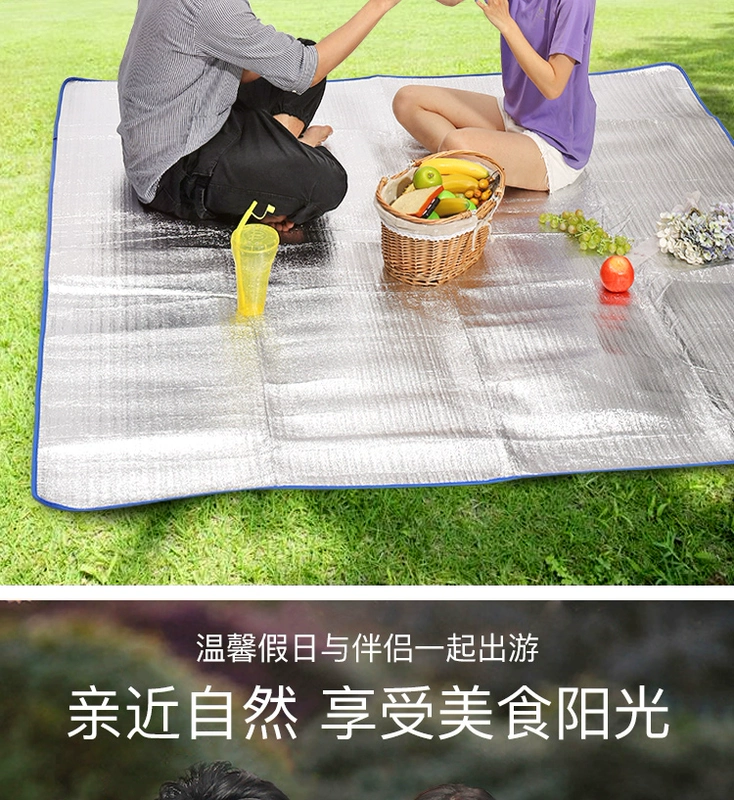 [2019 mới] Thảm lạc đà ngoài trời không thấm nước dùng một lần nhôm nhiều mặt thảm dã ngoại thảm ngủ - Thảm chống ẩm / Mat / Gối chiếu xốp gấp