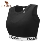 2018 mới CAMEL lạc đà thể thao nữ vest đầy đủ sốc sốc hấp thụ chạy bộ đồ lót yoga đảm bảo chính hãng - Đồ lót thể thao áo quần tập yoga