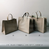 (Export repentance single factory inventory feedback) minimalist Hand bag large capacity temperament file bag book bag shoulder bag