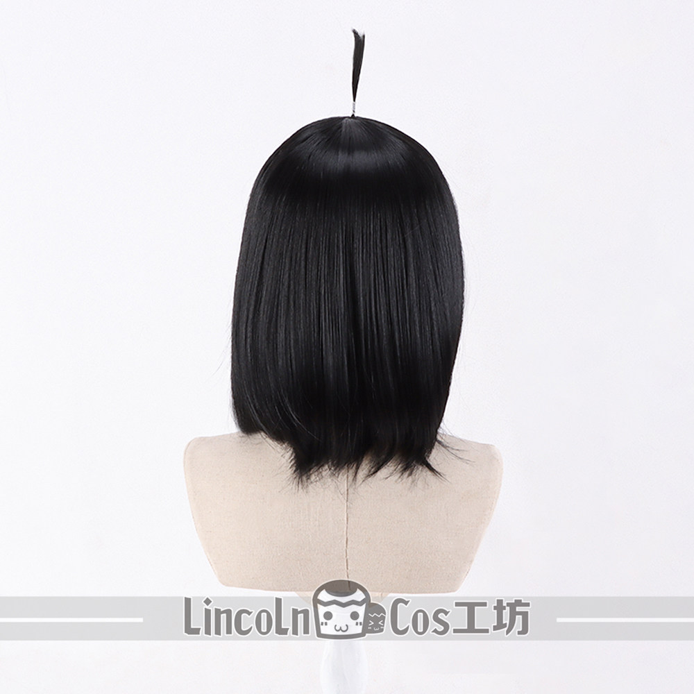 LINCOLN尤里·布莱尔cos假发，约尔弟弟的黑色学生头太适合了_聚会装饰假发_淘宝游戏网, image size:1000x1000