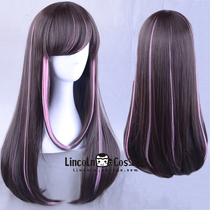 LINCOLN virtual anchor Kizuna Ai tripping love sauce pick-up cosplay wig