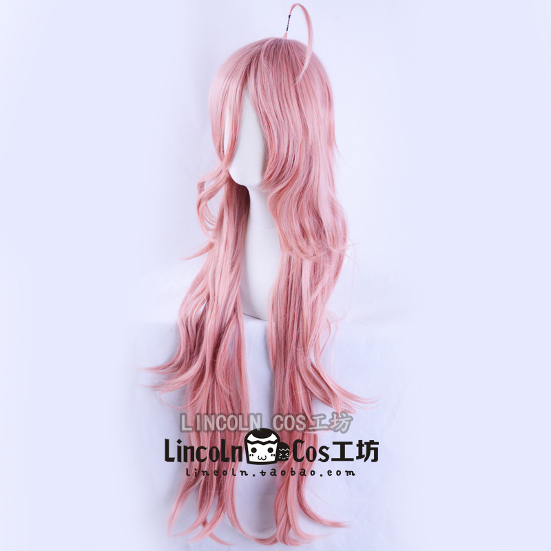 Anime Miu Iruma Cosplay Wig Long Light Pink Danganronpa V3:Killing Harmony Y65