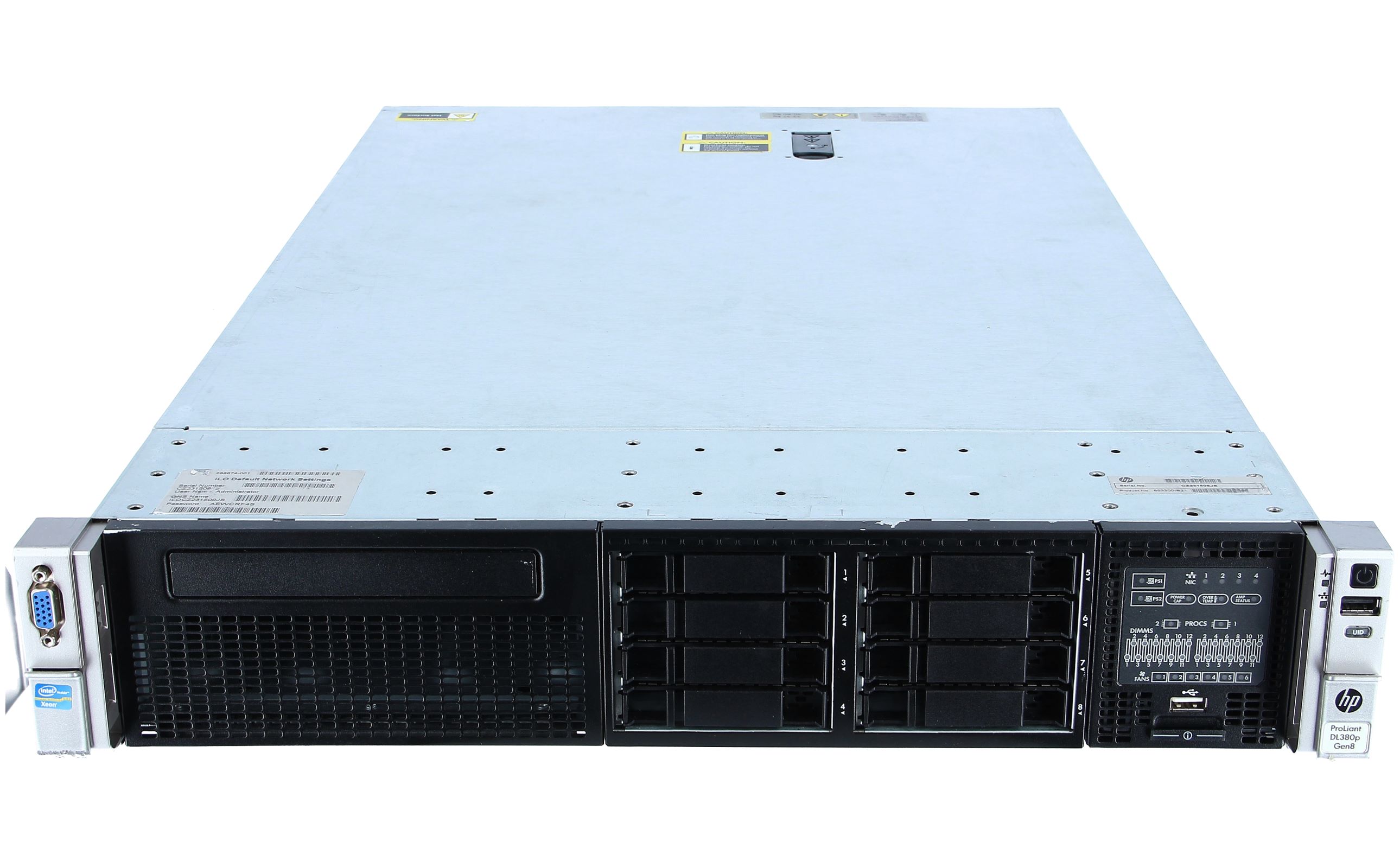 HP HP HP DL380e G8Gen8 server terminal E5 2450LCPU storage monitoring IPFS cafes without a disk