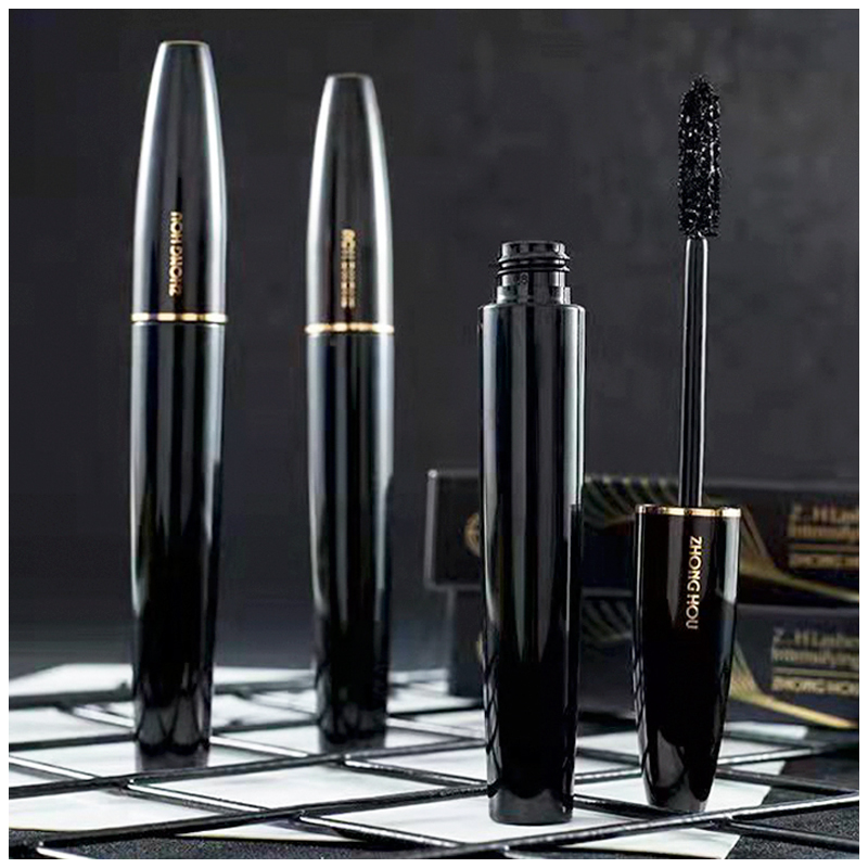 Mid back mascara waterproof fiber long roll teething not easy to faint with dense and persistent nature