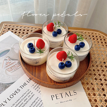 Original incense candle cup scented with small crowdsourced handmade dry flowers adorable New Years birthday gift accompanied by the calming of the bedroom