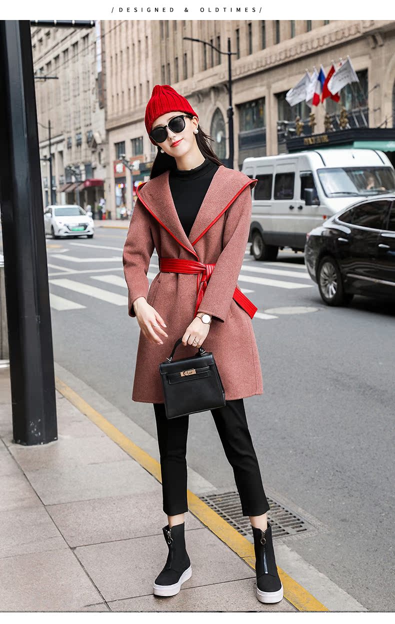 Giải phóng mặt bằng chống mùa 2019 áo khoác cashmere hai mặt mùa thu đông mới - Áo len lót đôi áo khoác len cardigan nữ