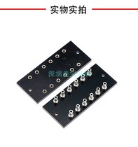 12-digit shack strip HIFI bile machine shelf bagwood copper nickel-plated round nail power amplifier board terminal board 3mm