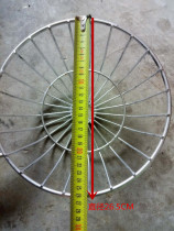 Bold extra large round iron fence head factory canteen special colander industrial square eye plate wire colander leak