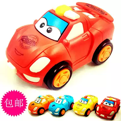 Boys car toy inertial car will run forward and backward will transform cartoon children's car toy set