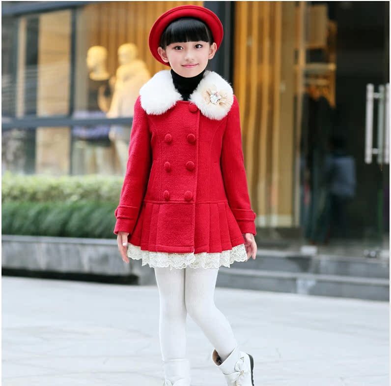 Manteau pour fille en laine - Ref 2162458 Image 15