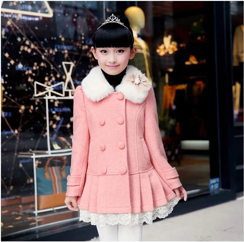 Manteau pour fille en laine - Ref 2162458 Image 19