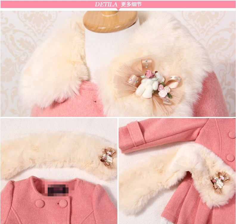 Manteau pour fille en laine - Ref 2162458 Image 24