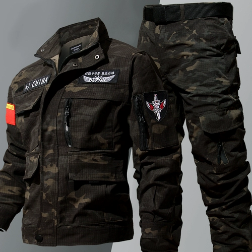 Китайский новый тип военного волчьего камуфляжного обслуживания мужские костюмы, устойчивый