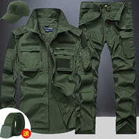 Военный зеленый набор+тактический шап