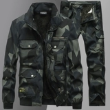 Демисезонный модный утепленный оригинальный рабочий камуфляжный комплект