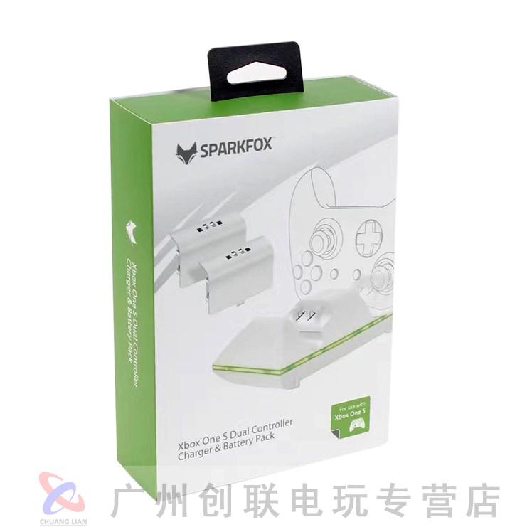 Джойстик для XBOX 闪狐原装 全新xbox one s手柄充电器xboxone手柄充电座充+双电池 Fox Flash Джойстик для XBOX 闪狐原装 全新xbox one s手柄充电器xboxone手柄充电座充+双电池 Fox Flash