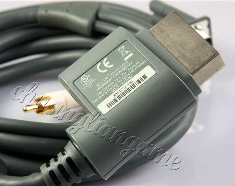 Dòng truyền hình VGA VGA XBOX 360 HD chính hãng của Microsoft Hỗ trợ 1080P mà không bị bóng mờ Mới - XBOX kết hợp tay cam ps3