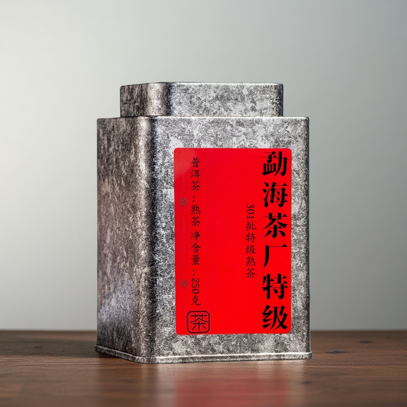 2003 Menghai Tea Factory Premium Ripe Tea 301 Yunnan Pu'Er Tea Loose Ripe Tea 250g