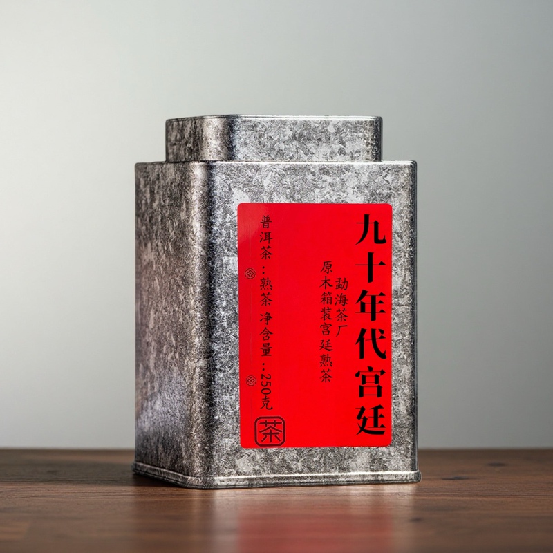 90S Menghai Tea Factory Palace Pu'Er Tea Ripe Tea Loose Tea 250g