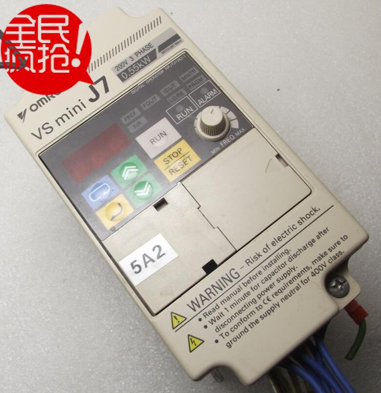 CIMR-J7AZ20P4 OMRON OMRON VS MINI J7 0 220V 55KW 3PHASE